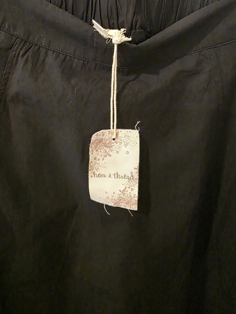 Poplin Midi Swing Skirt With Pockets - Picture 7 of 8